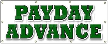 36"x96" Payday Advance Banner Sign Quick ez Easy Credit Loans Fast Money Loan