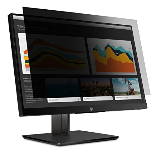 Targus 4Vu Privacy Screen Filter for HP Elite Display E273 and HP Z27N G2 (16:9 Ratio) Monitor, Landscape/Portrait View, Blue Light Filter to Protect Eye Strain (AST038GLZ)