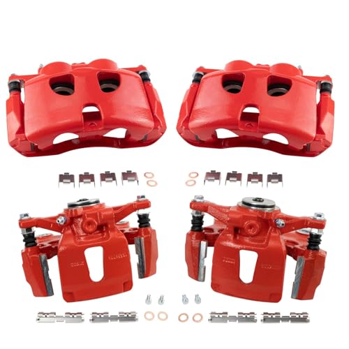 Image of TRQ Brake Caliper Set Performance Compatible with 2015-2018 Ford F-150