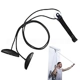 Genérico Polilla De Ejercicio Físico, Polilla De Ejercicio para Hombros En Puertas, Ejercitador De Manguito Rotador para Fisioterapia, para Rehabilitación De Brazos Y Tendinitis Congelada (Nero)