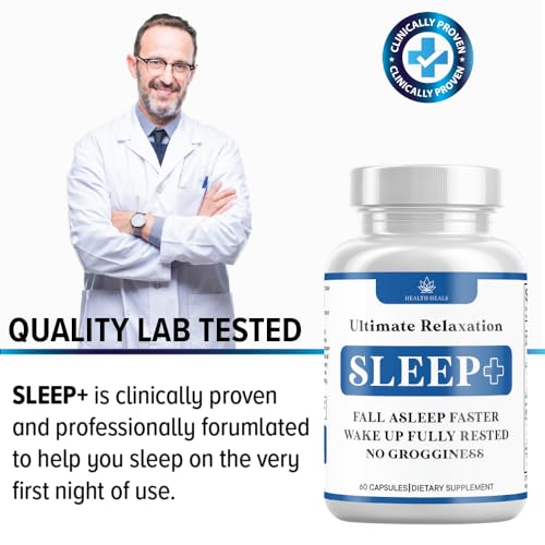 Relaxation Sleep Aid, Natural Non-Habit Forming, Sleep Supplement Developed to Support for Longer & Better Sleep, Chamomile, Magnesium, Melatonin, Ashwagandha, GABA, Drug-Free (120 Count) - Image 5