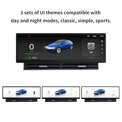 Image of 10.88-Inch Touchscreen Head-Up Display for Tesla Model Y Juniper 2025+