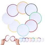 Leicht zu transportieren: Aufgrund seiner faltbaren Eigenschaften lässt sich der Rund Faltbare Handfächer einfach in Ihrer Tasche verstauen, sodass Sie ihn jederzeit griffbereit haben.