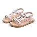 Römische Schuhe, Baby Mädchen Perle Kristall Single Princess Sandals, Kleinkind Party Schuhe, Infant Pre Walker Schuhe