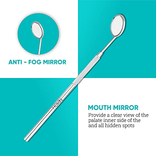 Hokin 5PCS Dental Tools By Hokin Plaque Remover Teeth Cleaning Tool Dental Care Kit Tooth Filling Repair Set Stainless Steel Dental Picks thumb #2