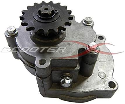 Scooter X Transmission Gear Box with 8mm 17 tooth Sprocket - Mounting holes are 2 34 72mm center to center [4353]