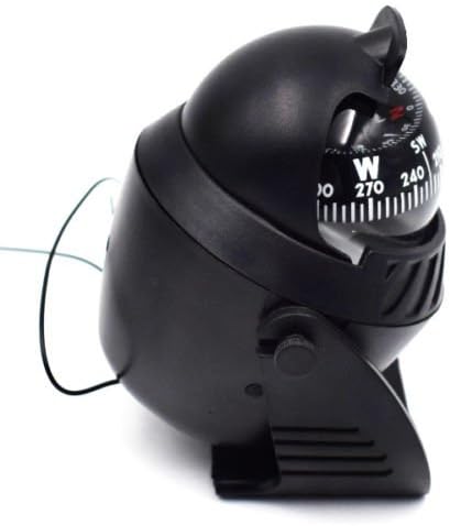 LED Light Marine Compass 360° Pivoting Electronic Ball Navigation for Car Boat