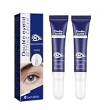 2PCS Eye Lid Lift for Hooded Eyes, Eyelid Lifting Cream, Instant Eye Lift for Sagging Eyelid, Double Eyelid Shaping Cream, Long Lasting and Waterproof Eyelid Cream