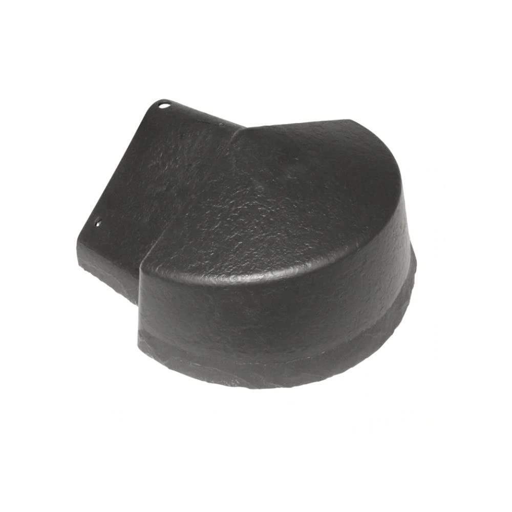 Envirotile Plastic Roof Tiles - Ridge to Apex/Hip Cover - Anthracite - Slate Effect Finish