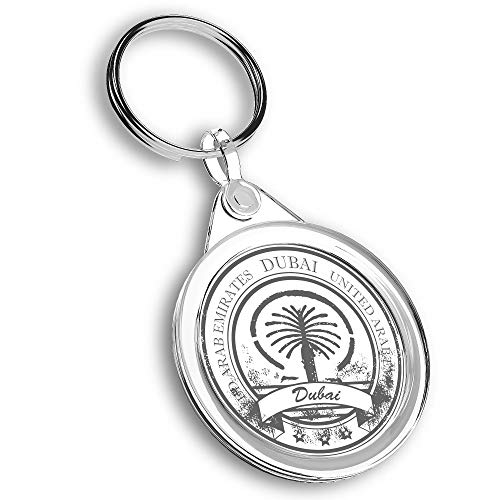 1 porte-clés photo – Dubaï Émirats arabes unis Émirats arabes unis | Porte-clés | Porte-clés | Breloque | #40611, multicolore, M