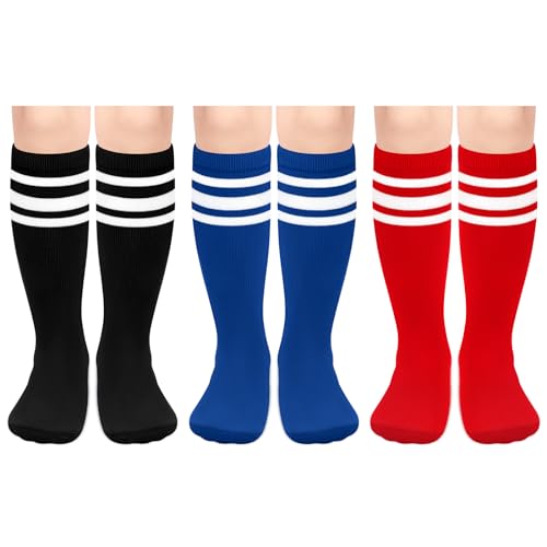 Image of Sarfel Toddler Soccer Socks Kids Soccer Socks Youth Soccer Socks Kids Baseball Socks Girls Softball Socks Boys Football Socks