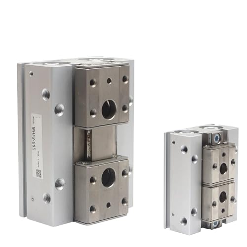 Pince pneumatique MHF2-8D1 intégrée sur bras robotique compact