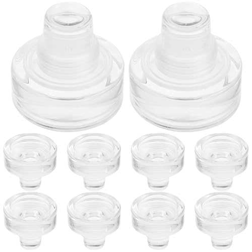 Tapones de silicona para botellas de vino reutilizables en forma de T, pack de 10 2