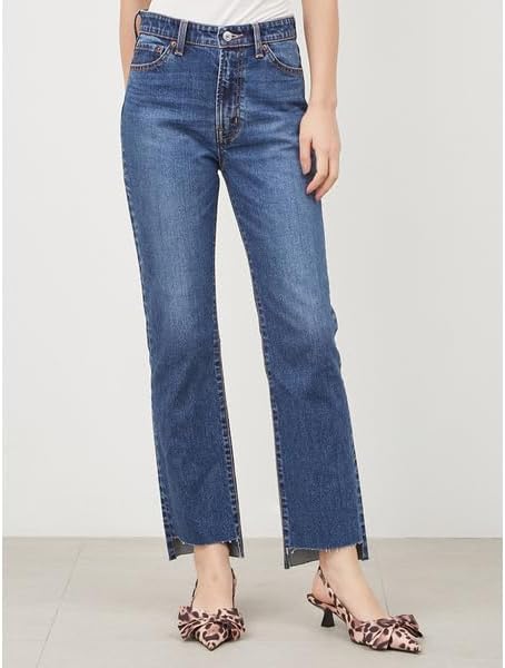 [ミラオーウェン] 裾段差ストレッチフレアスキニーパンツ 09WFP241079 レディース