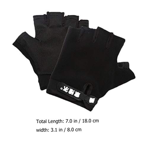 BESPORTBLE Luvas de Treino de Meio Dedo, Luvas de Exercícios para Levantamento de Peso, Ciclismo, Tr