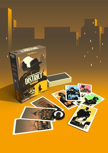 Spiral Editions District Noir - Jeu à 2 Joueurs - Tactique et Malins - 10 Ans et Plus - Jeu de Bluff - Jeu de Cartes - Jeu Rapide - Parfait Entre Amis - Jeu Duo – Image 3