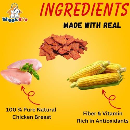Image of 45g Chicken & Sweetcorn Dog & Puppy Treat | High-Protein Snack | Antioxidant-Rich | Crunchy & Healthy | Wholesome | Training | Easy to Digest