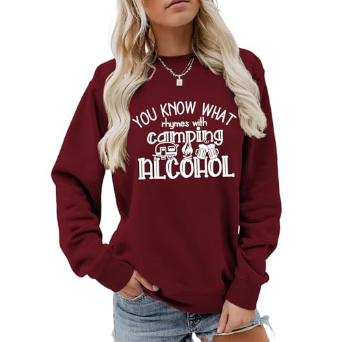 Sweatshirt Randonnée Graphique pour les Soirées Camping et Apéro en Pleine Nature