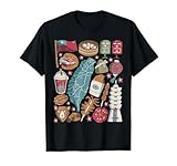 Taiwán Doodles Taipei Asia Bubble Tea Gua Bao Camiseta