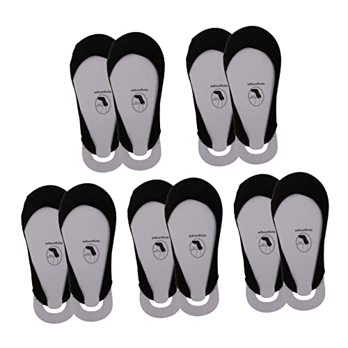 Abaodam Cotton Summer Socks Women 5 Pairs Invisible Boat Socks Breathable Sole