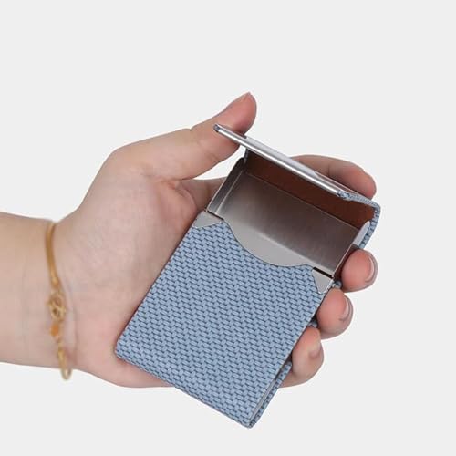 Business Card Holder, Metal Slim Business Card Box, Unisex Pocket Card Holder4