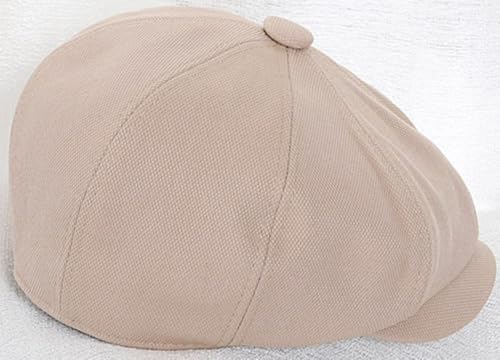 Kids-Boys-Cotton-Newsboy-Cap - Classic Flat Beret Cabbie Hat for Toddler Girls 4-9 Years Old4