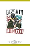 Paintball Mask Im Bunkerin Notebook: A Perfect Journal Gift, 120 Pages, 6x9, Soft Cover