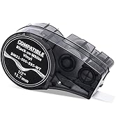 MarkField Lot 3 Rubans Vinyle M21-500-595-WT Noir Sur Blanc – 12,7 Mm X 6,4 M – Compatible Brady – Étiquettes Extérieur Intérieur Ultra-Résistantes