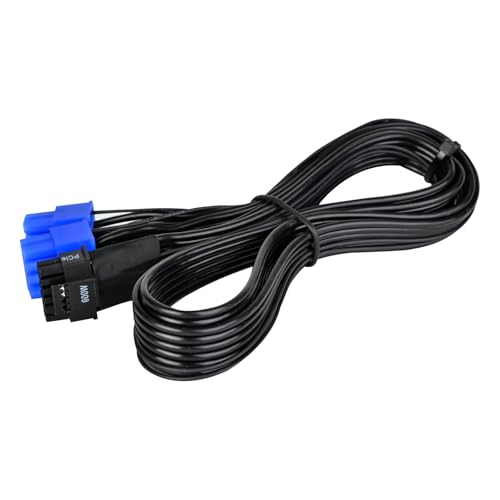 Image of Silverstone Technology PP15-PCIE Dual PCIe 8pin (PSU) to 12V-2x6 (GPU) PCIe Gen5 Cable for Silverstone 2nd Gen PSUs, SST-PP15-PCIE