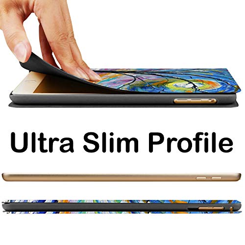 Image of DuraSafe Cases for iPad Mini 7.9 Inch 3rd 2nd 1st Gen [ Mini 3 Mini 2 Mini 1 ] A1599 A1489 A1432 A1599 A1489 A1432 MGYE2HN /A MGNR2HN /A Printed Smart PU Leather Flip Folio Book Cover - Color Emblem