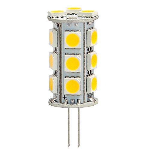 Hero-Led Btg4-18T-Ww Back Pin Tower G4 Led Halogen Replacement Bulb, 3.6W, 20-25W Equal, Warm White 3000K, 5-Pack(Not Dimmable) #TOP1