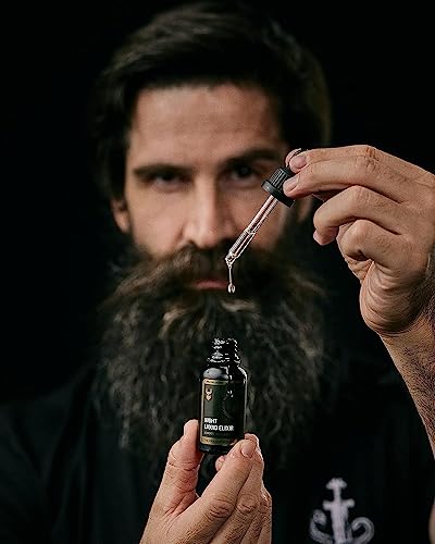 The Beard Struggle - Beard Growth Oil - Asgardian Secret, Gold Collection (1 Fl Oz) - Night Liquid Elixir - Beard Oil For Men - Softens, Moisturizing, & Healthier Beard Growth #TOP3