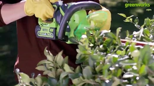 greenworks 40v cordless hedge trimmer strengthened