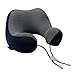 Philorn Cuscino Per Collo In Memory Foam, Cuscino Da Viaggio Con Fodera Lavabile, Maschere Per Gli Occhi, Tappi Per Le Orecchie E Borsa Per Conservazione, Per Naap In Aereo Auto Treno Ufficio (Nero)