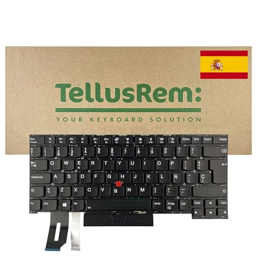 Clavier Lenovo T490s rétroéclairé pour travailler en voyage en espagnol