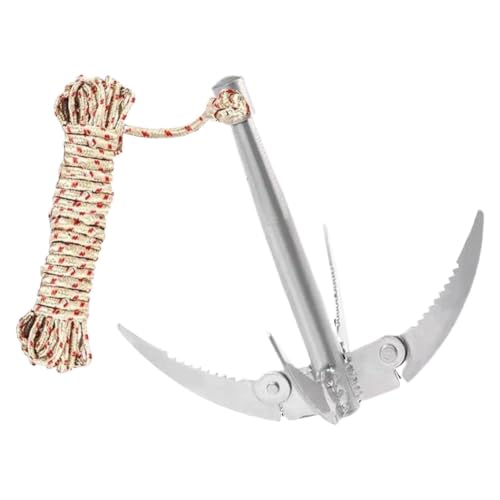 Gancho plegable de metal pesado para marina, accesorio portátil para pontón y canoa