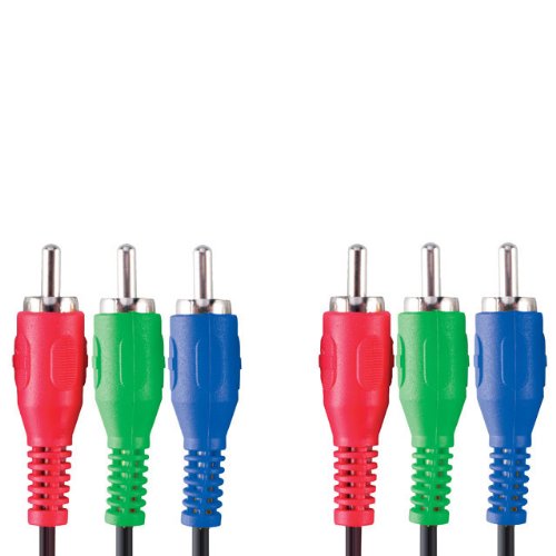 Bandridge Component Video Cable, 2.0m componente (YPbPr) cable de vídeo 2 m 3 x RCA Multicolor - Componentes (ypbpr) cables de vídeo (2.0m, 2 m, 3 x RCA, Multicolor, Macho/Macho)