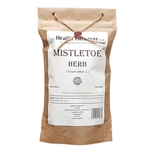 Muérdago Blanco Hierba (Viscum album L.) / Mistletoe Herb - Health Embassy - 100% Natural (100g)