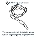 Edelstahl V4A Kette, 2,0 Meter, 3 mm Materialstärke, 85 kg Maximalbelastung, langgliedrig, rostfrei, poliert, ähnlich DIN763 - Tecklenborg Kegel GmbH
