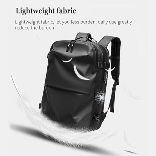 Spacevac Pro Backpack, Air Vacpack Backpack with Vacuum Seal Compression, 60L Expandable Easy Vac Travel Bag with Pump (Prestige-Blue, 60L（with electric air pump）)3