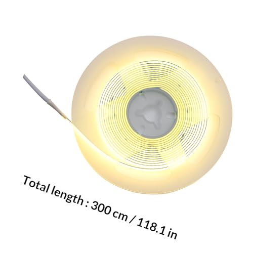 Tira LED COB USB flexible impermeable 3 metros luz cálida miniatura 2
