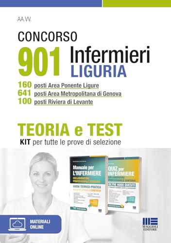 Concorso 901 infermieri Liguria. Kit. 160 posti area Ponente ligure, 641 posti area metropolitana di Genova, 100 posti riviera di Levante