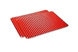 Wolecok Silicone Pyramid Pan,16 x 11 inches Large Red Pyramid Baking Mat, Cooking Pan Oven Tray Baking Sheet Pastry Cooking Mat 2 Pack(Red))