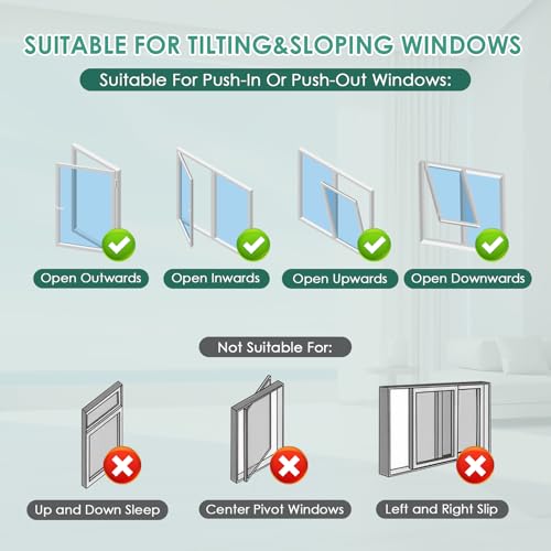 Miniatura 5 de Ninonly Sellado Ventana Aire Acondicionado Para Aires Acondicionados Y Secadoras Fácil De Instalar Eficaz Bloqueo Del Aire Caliente,Para Ventanas,Tragaluces Ventanas Correderas Cremallera