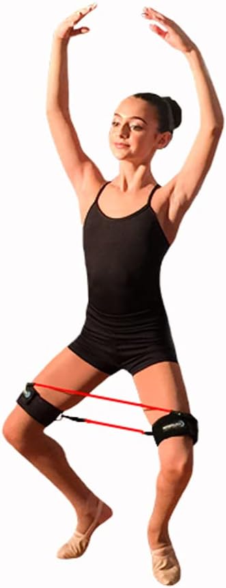 Kinetic Bands All-Star Dance Kit - Leg Resistance Bands, Body Conditioning DVD for Dancers, Turning Board, Stretch Band, Flexibility Strap (Ages 12 and Under: Yellow, Lt Blue, Lt Green, Grey) : Sports & Outdoors