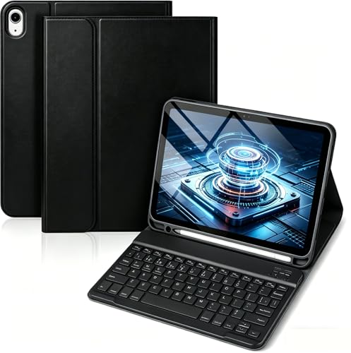 Funda con teclado iPad 10 generación 10,9'' y 11'' 2025 para estudiar y trabajar en movilidad
