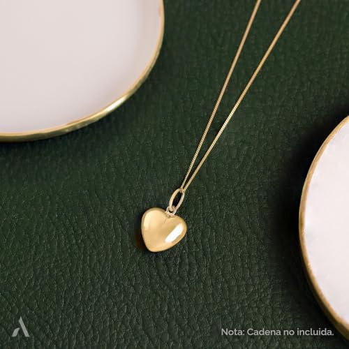 Miniatura 3 de Amberta Allure Colgante Para Mujer En Oro Amarillo De 9 Quilates: Colgante Oro 9k Corazón Pequeño