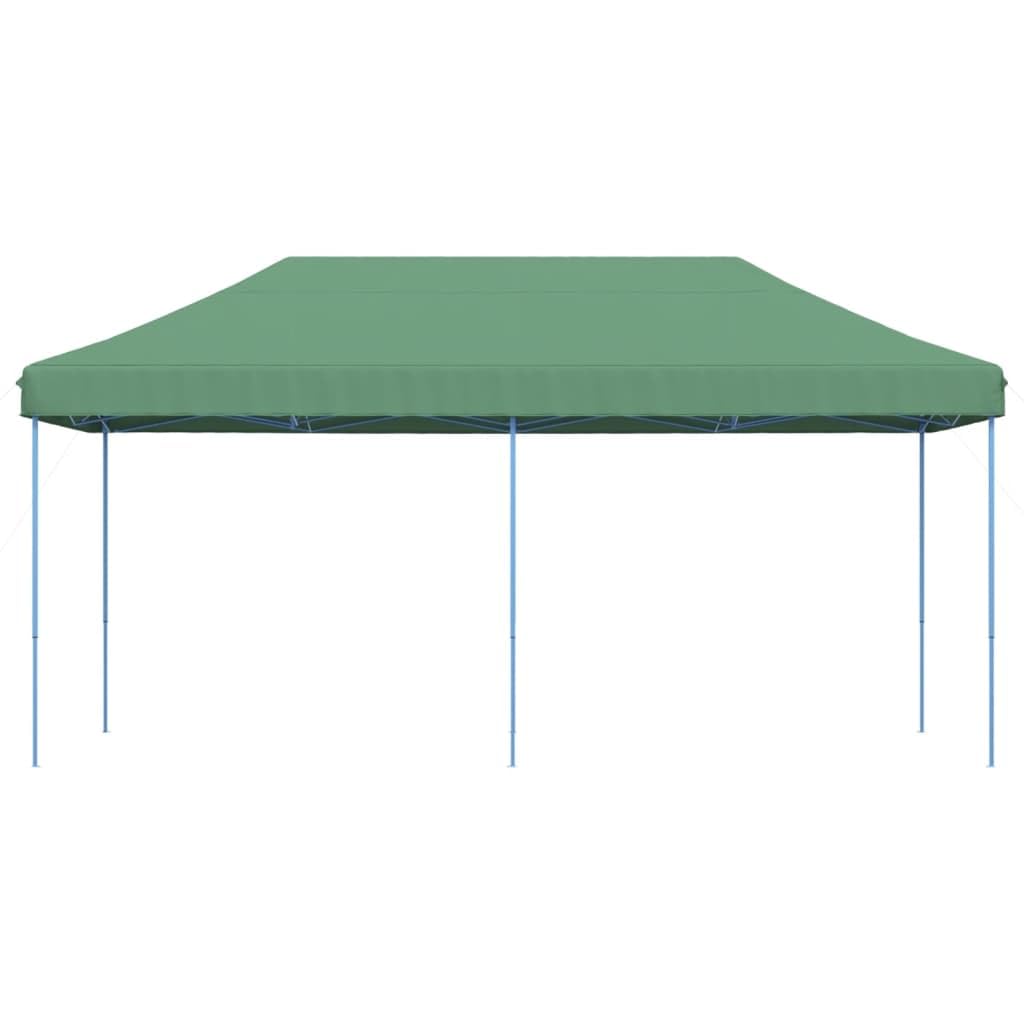 Pop-up namiot pawilonowy zielony 580 x 292 x 315 cm