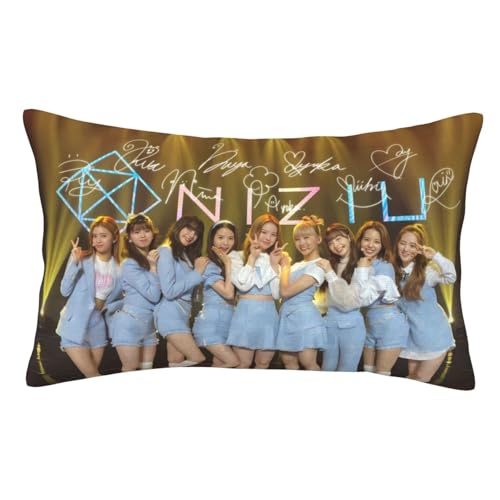 Niziu おしゃれ 枕カ 抱き枕カバー 両面多種類の抱き枕 抗菌 防臭 洗える 300本高密度生地 サテン織り 50 Cm X 75 Cm