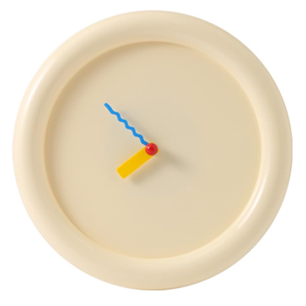 CTRLZS Home Decoration Wall Clock Desktop Silent Wall Decororation Wall Decororation Milk Yellow
